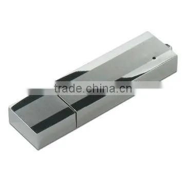 8GB Metal USB Flash Drive Swivel Free Engaving logo