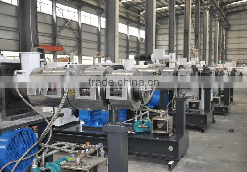 800kg/h German technology conic double screw extruder