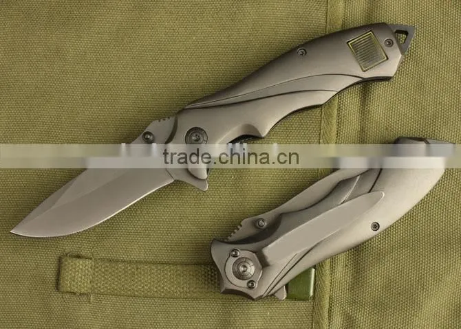 OEM wholesale colorated titanium dioxide Pocket Knife