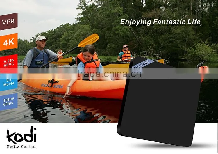New Model Mini M8S II Android6.0 Marshmallow TV Box Amlogic S905X Quad Core 2GB/8GB Android TV Box