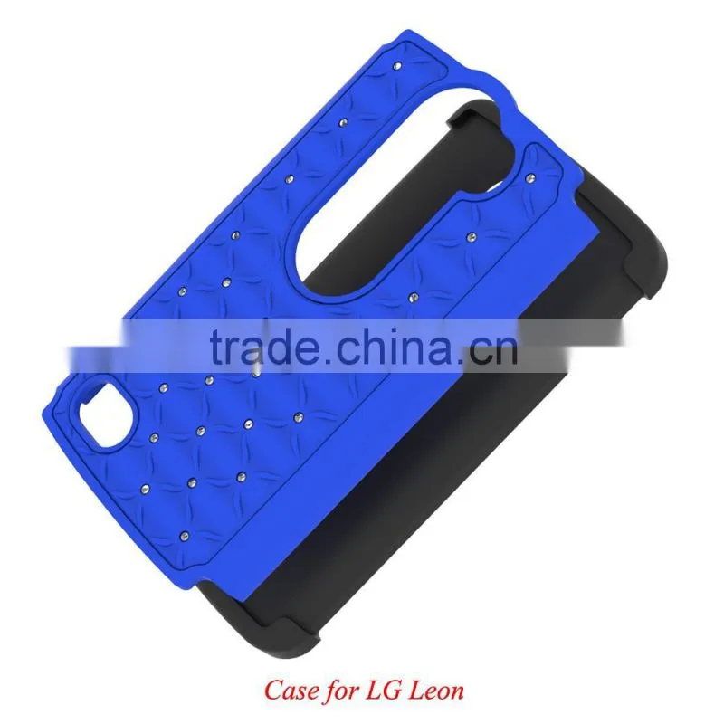 alibaba express 2 in 1 bling case for LG C40