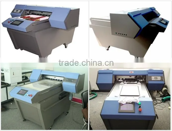Flatbed Digital T-shirt/Canvas Inkjet Printer for Sale