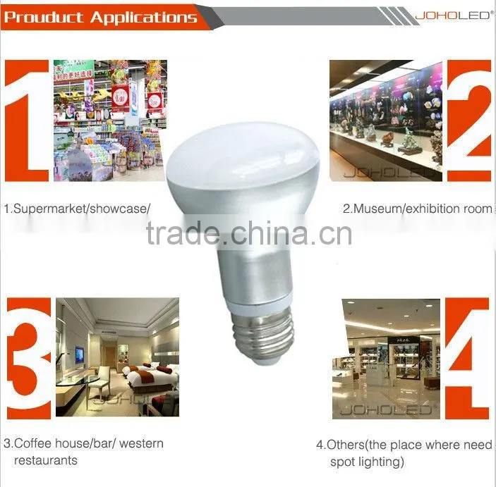 led bulb 4w/6w/8w smd 2835 dome ul ce rohs r63 led e27 with 2 years warranty