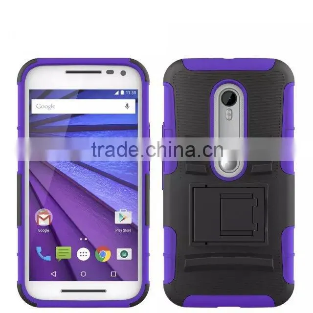 Display Rack Armed Phone Case Cover Back for Moto G3
