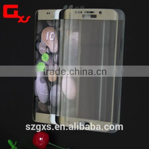 0.26mm thickness tempered glass screen protector with crystal cases package for Samsung galaxy S6 edge and S6 edge plus