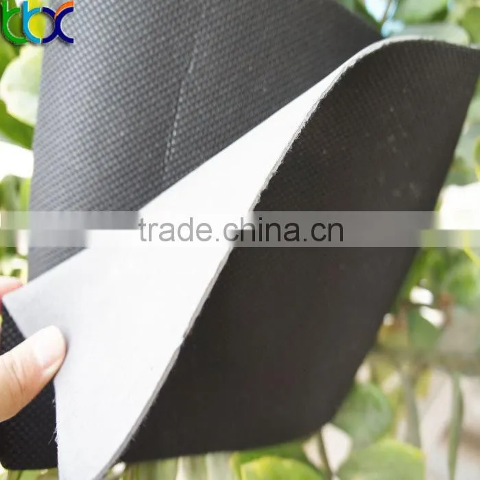 Quanzhou manufacturer supply nylon cambrelle fabric laminated with eva shoe material for shoes lining
