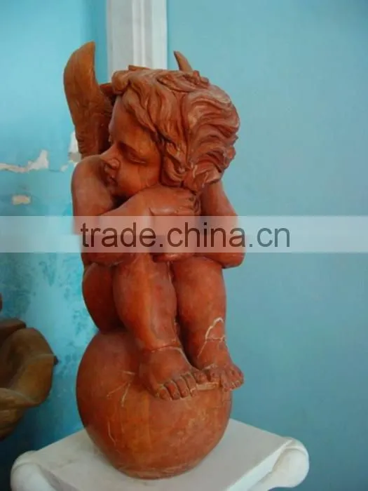 marble garden decorative angle statues