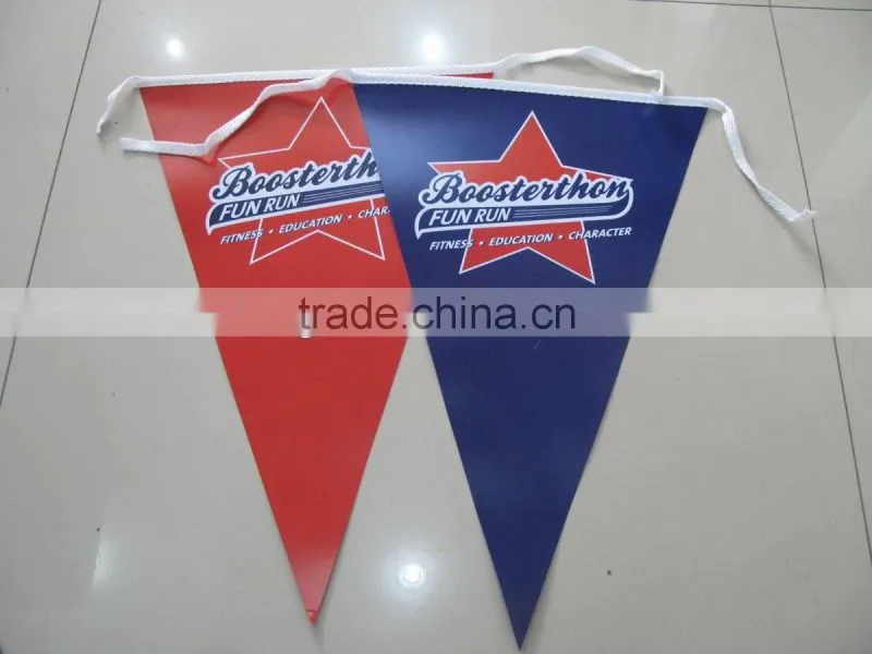 Promotional custom printed cheap plastic bunting