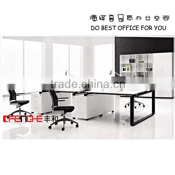 wooden office cubicle office partition table furniture
