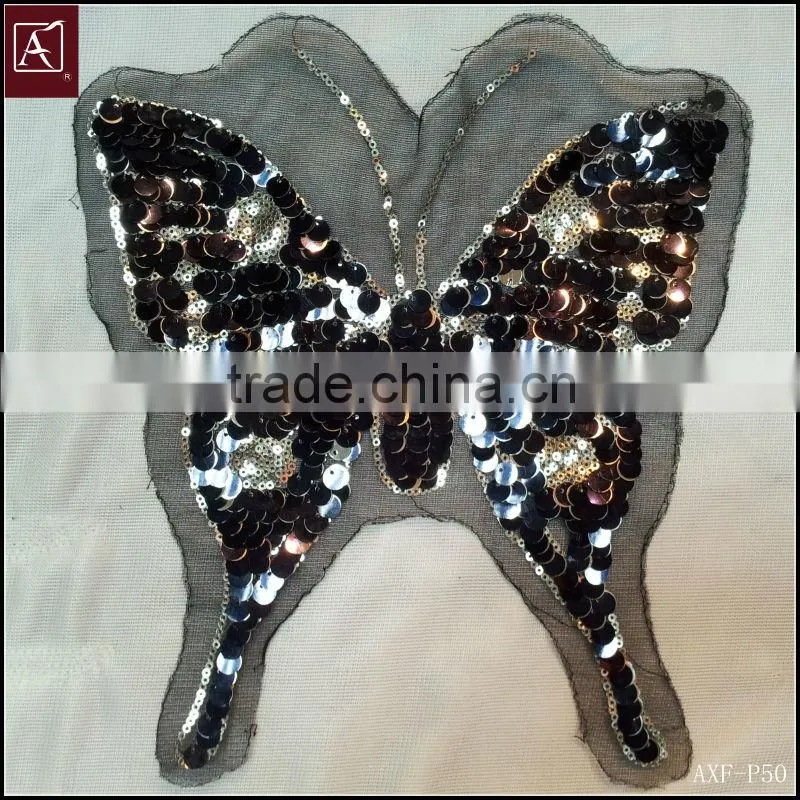 butterfly sequin patch design