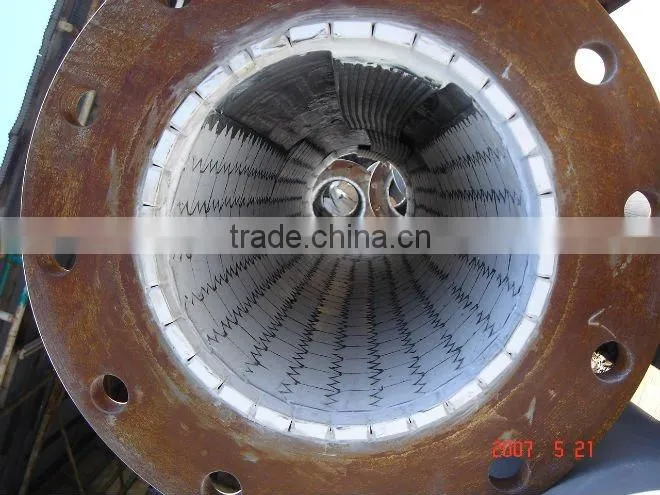Excellent Quality Wear resistant ceramic steel pipe elbow