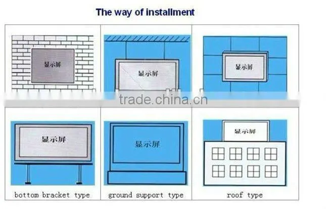 Good quality alibaba P8 lcd display module