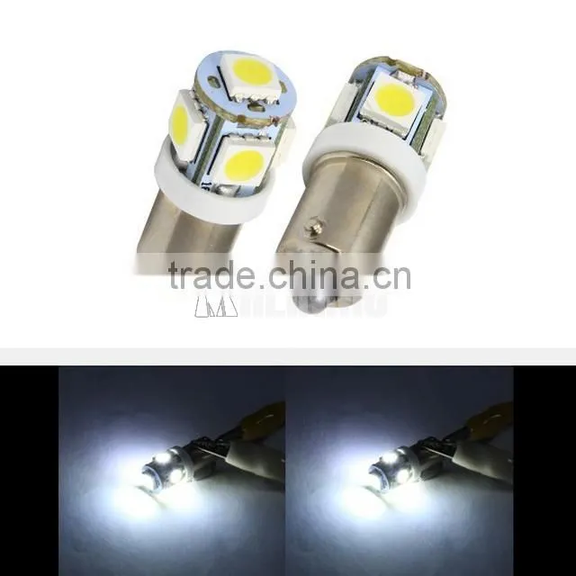 T4W BA9S 5 SMD 5630 5730 LED 5SMD 5LED License Plate Lights instrument lights Interior Bulbs DC 12V
