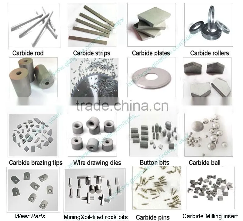YG2T Cemented Carbide Strips Carbide Blanks for woodworking