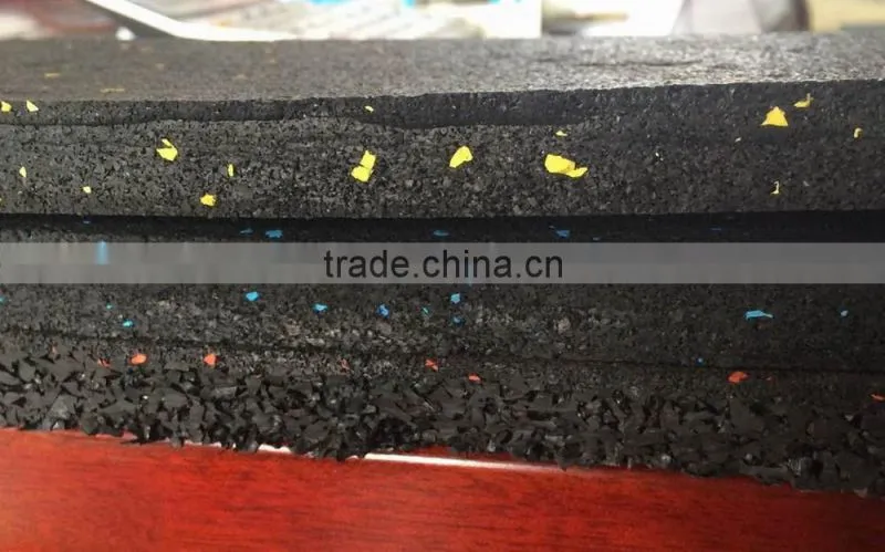 Factory Price Rubber flooring tile GYM rubber mat