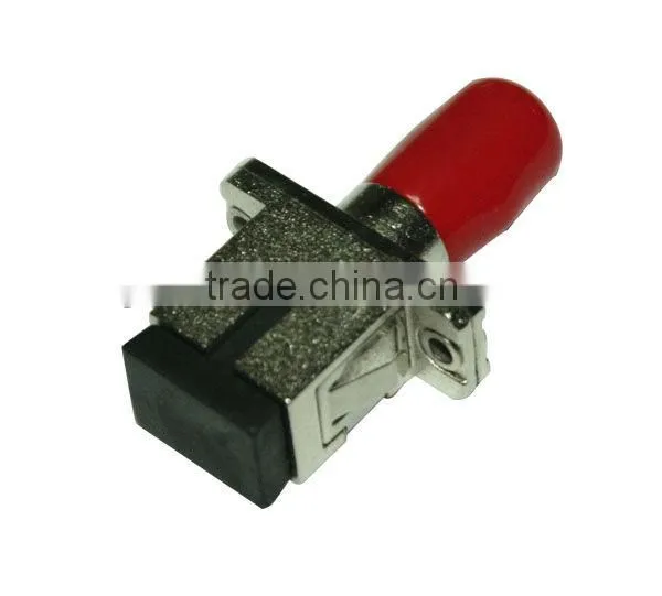 metal zinc optical fiber adapter for network solution