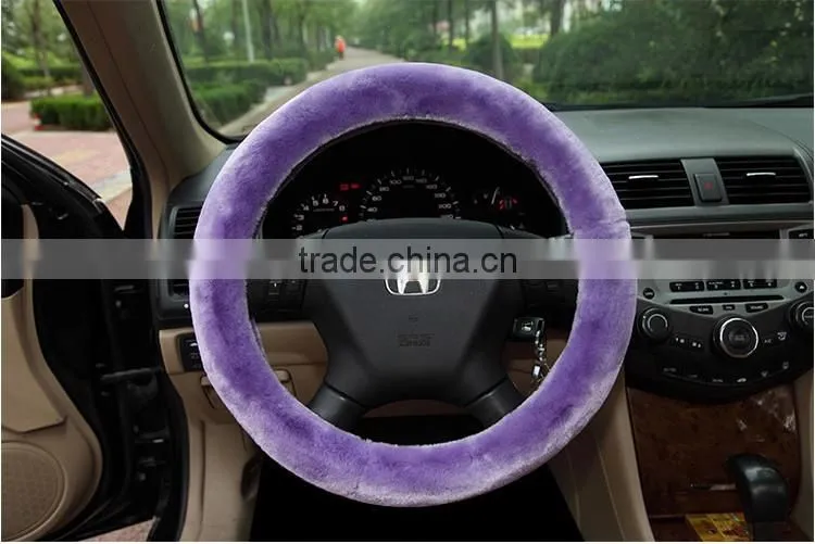 Hot sell !! ZHIXIA Brand High quality PU leather car steering wheel covers made in China