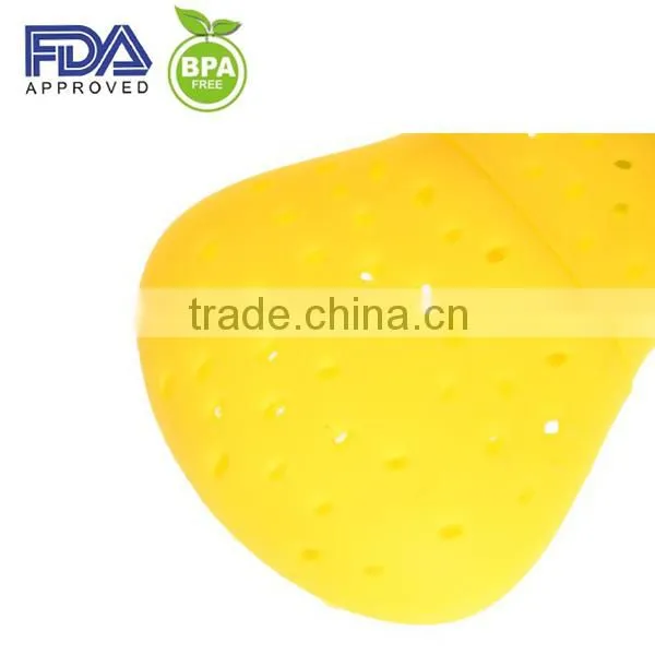 Fashion design pear shape silicone tea bag, silicone tea infuser