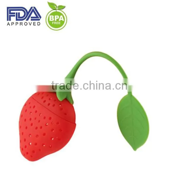 Strawberry Fruit Silicone Tea Strainer/Infuser