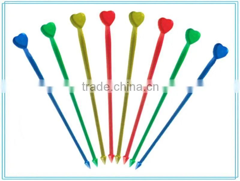 Party decoration decorative plastic sword stirrer for sale
