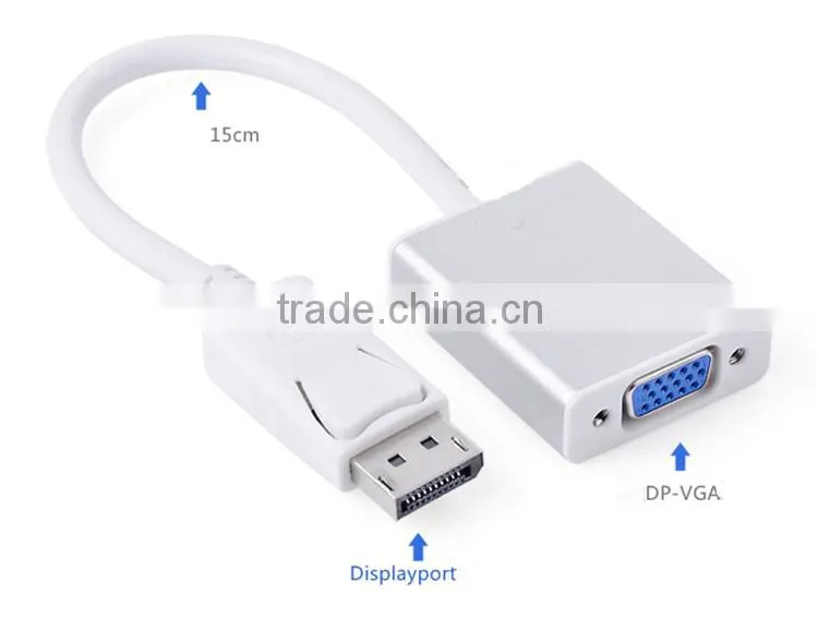 manufacturer hot sales high resolution cheap DP to VGA cable