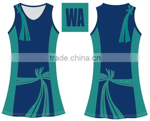 2014 new design top quality sublimation netball unforms for sale