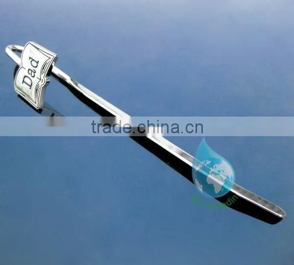 2013 new high quality engraved metal bookmarks