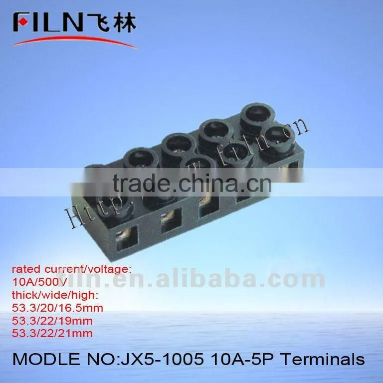 terminal block connector 3.5 mm JX5-1003 10A-3P
