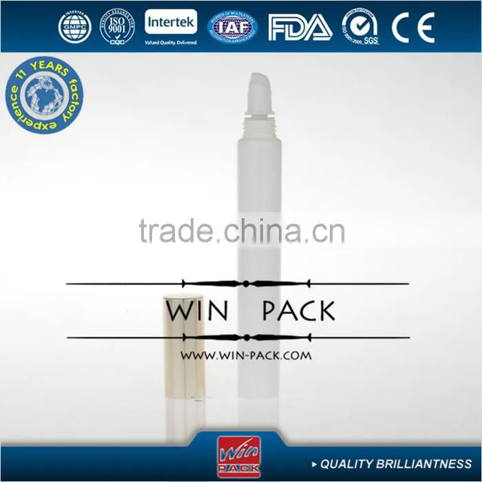 10ml 15ml round tube with aluminum cap,lipgloss tube,make up tube