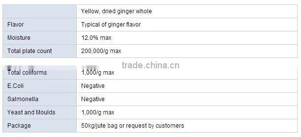 Wholesale Grade A Dried Ginger Powder