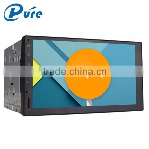 Universal 7 inch capacitive touch sreen 2 din car dvd player with gps bluetooth