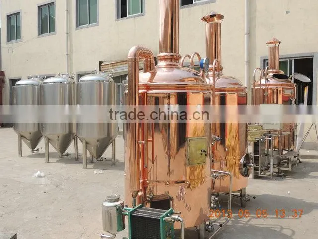 red copper beer equipment