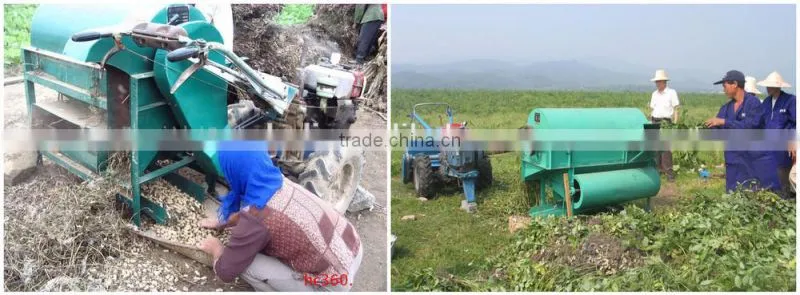 medium capacity 300-500kg per hour peanut picking machine
