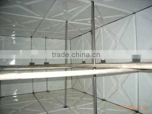 Insulated Galvanized steel sectional hot water tanks