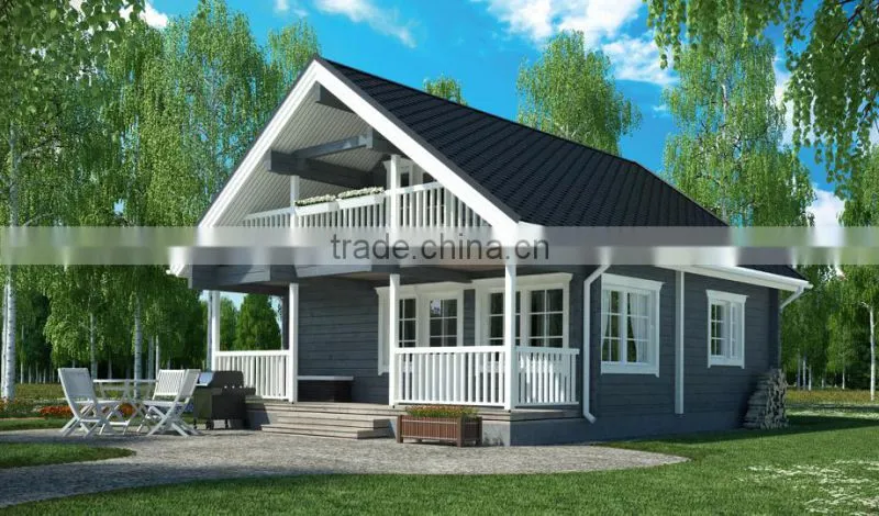 luxurious prefabricated living wooden hosue