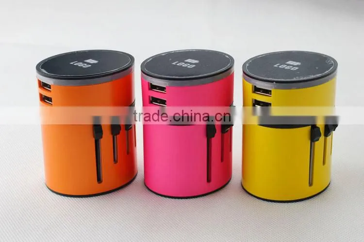 Dual USB Ports Travel Adapter With LED Indicator Light