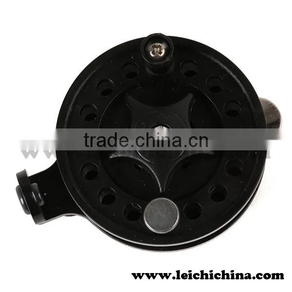 Low price wholesale soft touch knob ice fishing reel