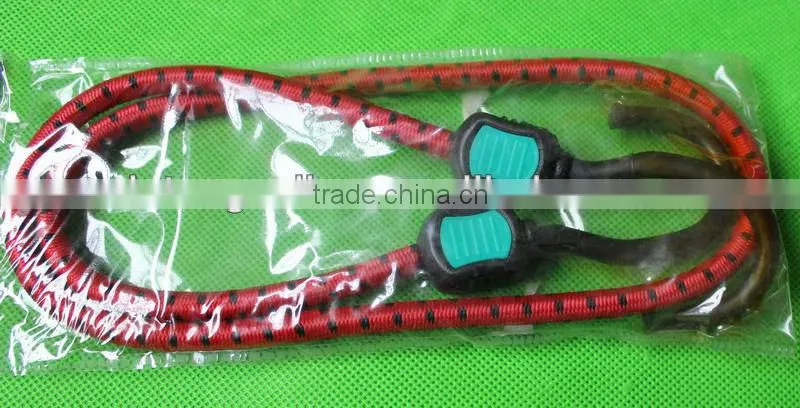 red elastic cord with plastics clip