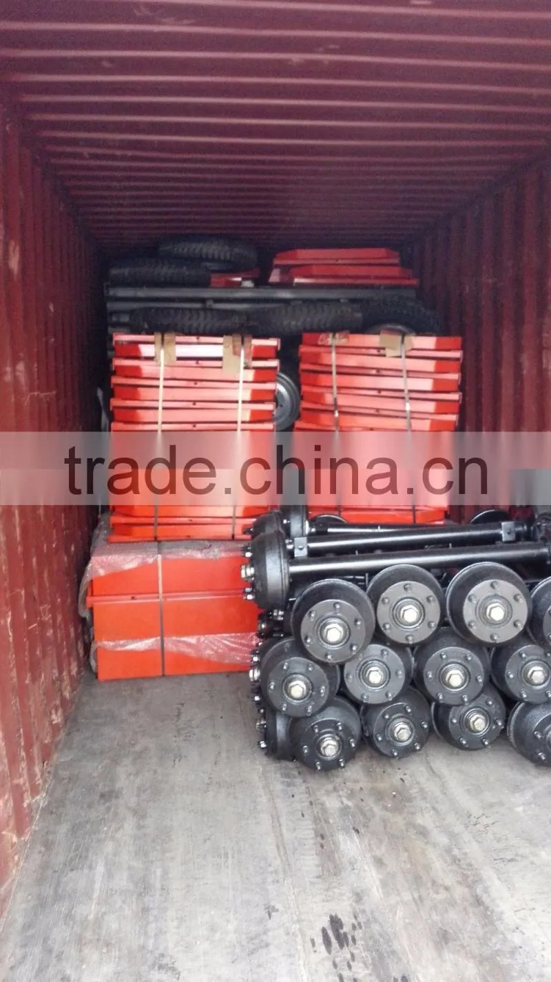 walkimg tractor trailer