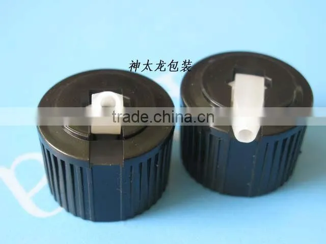 24/410 plastic screw spout bottle cap