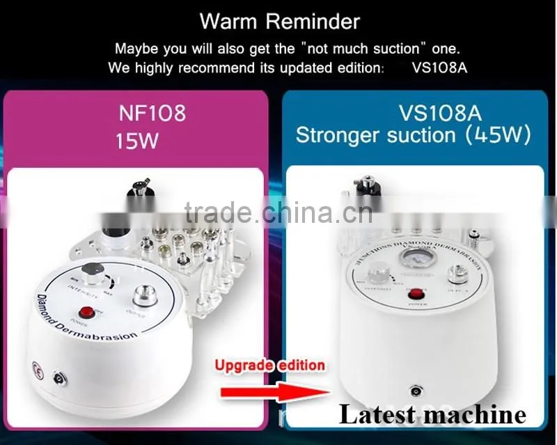 45W Newest Face Lifting Diamond Dermabrasion Beauty Facial Equipment