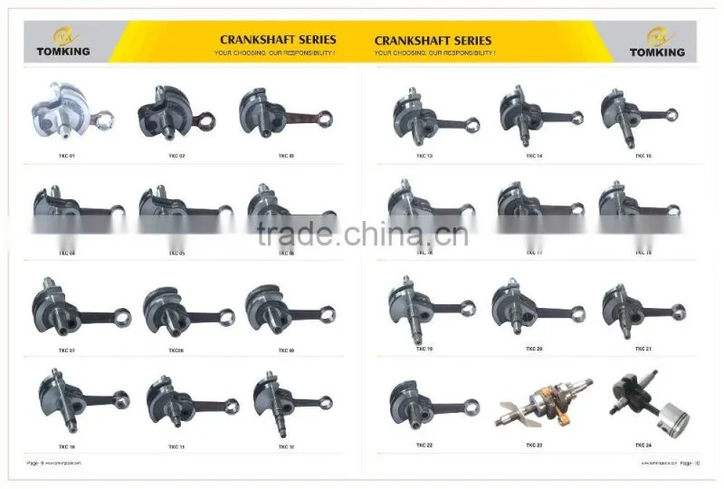 Crank Shaft , Chain Saw Crank Shaft, Chain Saw Spare Parts