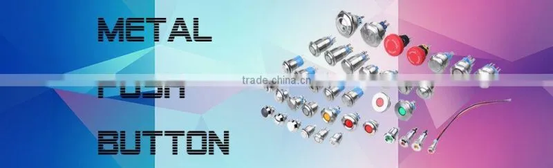 19mm metal push button ABS19S-P0 Momentary IK67 push button