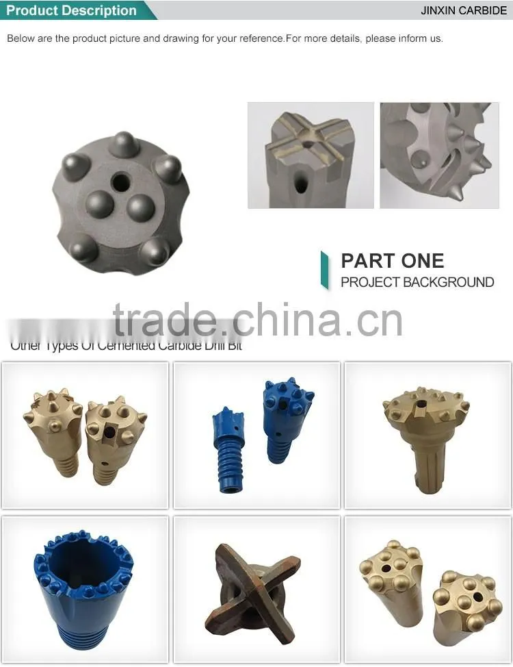Purchase good quality tungsten carbide hard rock drilling bits,carbide drill
