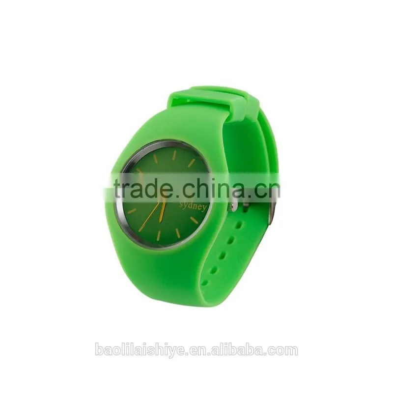 fashion silicone rubber wristwatch jelly silicone wristwatch unisex wristwatch