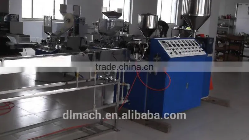 China manufacturer Three Colors Plastic Drinking Straw Making Machine