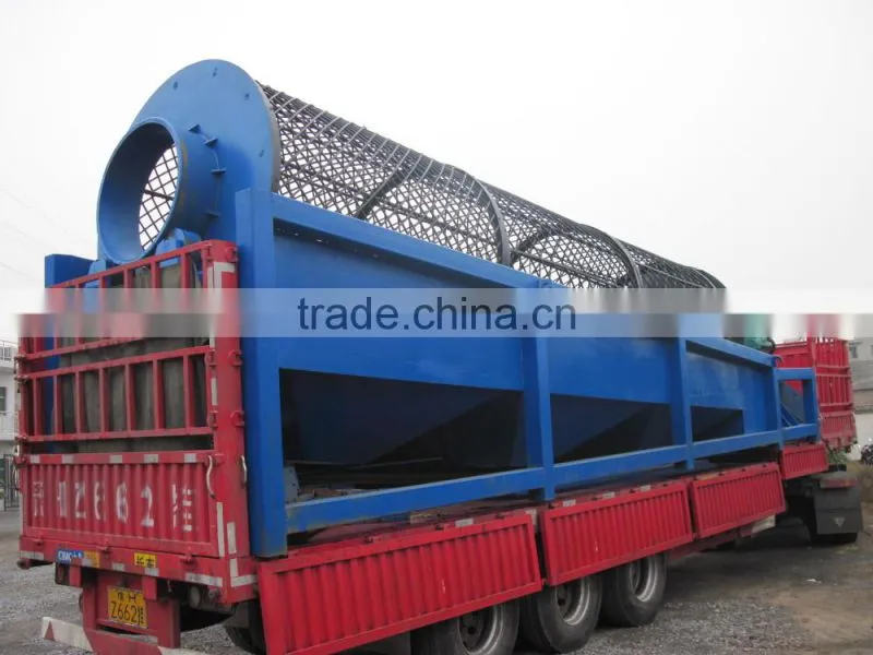 Stone screening equipment of trommel screen for sand and stone