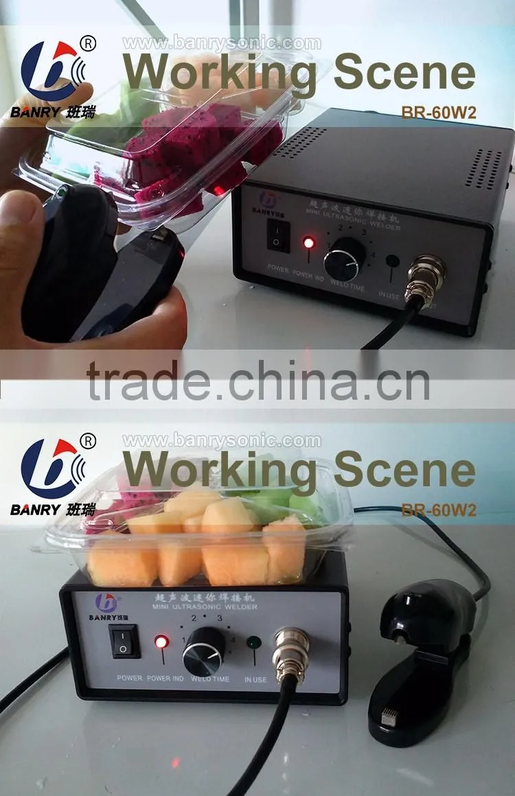 Banry CE 60k mini ultrasonic welder for blister part packaging