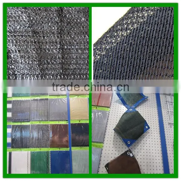 Aluminum shade net,sliver heat control carport shading net,sun cover woven knitted shade mesh cloth