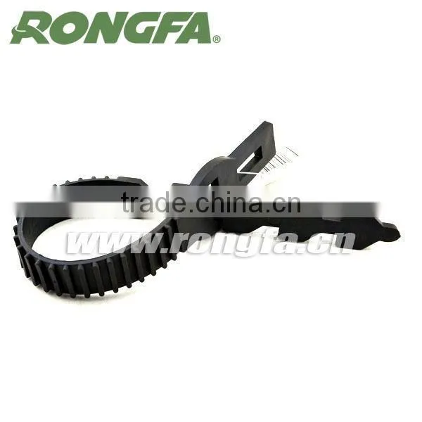 30cm Black Soft Rubber Tree Ties